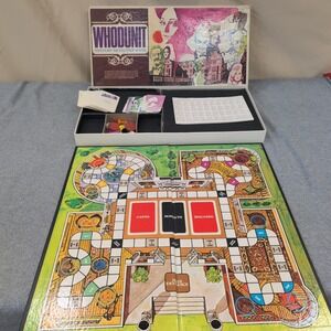 Whodunit Mystery Detective Board Game Selchow & Righter Vintage 1972 1970s